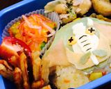 お弁当に〜桜海老・伊達巻・枝豆チーズ焼き作り方4写真