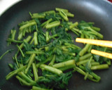 空芯菜のオイスターソース炒め作り方5写真