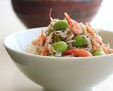 釜揚げ桜えび・しらす・枝豆・生姜のご飯作り方9写真