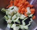 夏野菜たっぷりのカリーパスタ作り方2写真