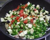 夏野菜たっぷりのカリーパスタ作り方3写真