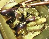 レンジで簡単⋆茄子のゆかりチーズ胡麻和え作り方6写真