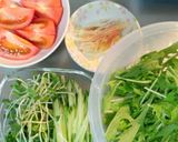たっぷりサラダ＆みょうがの夏そば作り方5写真