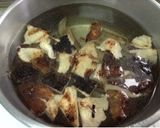 魷魚螺肉蒜（イカとサザエの煮込み汁物）作り方6写真