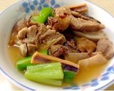 魷魚螺肉蒜（イカとサザエの煮込み汁物）作り方11写真