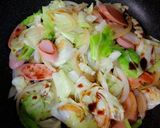 キャベツ万歳♪野菜と魚肉ソーセージ炒め作り方4写真