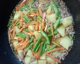 インゲンと挽き肉で☆そぼろ肉じゃが作り方5写真