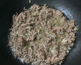 夏の鉄板☆ナスとピーマンの挽肉炒め作り方2写真