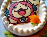 妖怪ウオッチ☆ジバニャンキャラケーキ作り方3写真