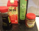 はちみつ黒酢で簡単マスタードドレッシング作り方1写真