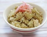 牛蒡と鶏肉の炊き込みご飯作り方4写真