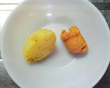 爆弾おにぎり♪たらこ×じゃがいも作り方1写真
