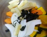 かぼちゃのみそ汁作り方1写真