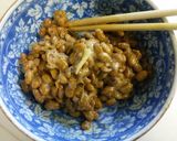 スタミナ☆納豆ニンニクスパゲッティ作り方2写真