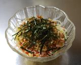 朝食に速攻完成☆納豆の冷製パスタ作り方13写真