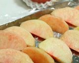 果肉たっぷりフローズンピーチヨーグルト作り方1写真