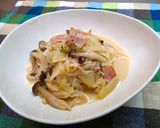 糖質オフ！ヘルシー大豆麺クリームパスタ作り方8写真