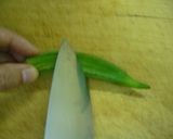 オクラの青しそ肉巻き作り方1写真