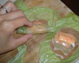 キャベツと生ハムのエスニック巻きサラダ作り方4写真
