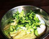 とろっと温玉入り マイルドなサラスパ作り方6写真