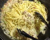 フォアグラと山伏茸のスパゲッティ作り方6写真