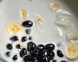 簡単おやつ♪黒豆と餅のベトナム風汁粉作り方2写真