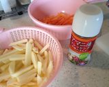 アマニ油ドレで☆簡単じゃがいもの炒め物作り方1写真