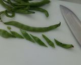 簡単懐かしい味!ささげ,揚げ,蒟蒻の煮物作り方1写真