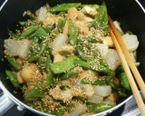簡単懐かしい味!ささげ,揚げ,蒟蒻の煮物作り方5写真