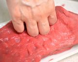 野菜たっぷり食べられる！ローストビーフ丼作り方1写真