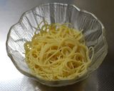 朝食に速攻完成☆納豆の冷製パスタ作り方2写真