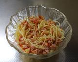 朝食に速攻完成☆納豆の冷製パスタ作り方12写真