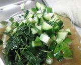モロヘイヤと野菜のサラダ作り方3写真