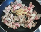 うちの定番★卵でまろやか豚高菜♪作り方5写真