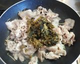 うちの定番★卵でまろやか豚高菜♪作り方6写真