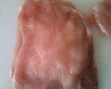 フライパンで チーズ入り 焼き とんカツ作り方2写真