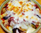 かけるトマトで簡単♫鶏と茄子のチーズ焼き作り方7写真