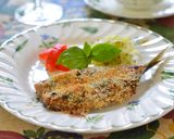 グリルで簡単♪鰯のパン粉焼き☆梅シソ風味作り方6写真