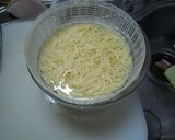 小エビとミニトマトの冷製パスタ作り方5写真