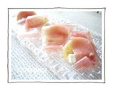生ハムクリームチーズもも作り方2写真