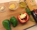 【塩レモン】夏野菜さっぱりパスタ作り方1写真