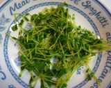 ５分で１品！豆苗と豆腐のサラダ作り方1写真