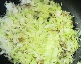 ご飯入りお好み焼き風卵焼き作り方4写真