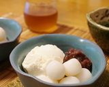 白玉あずき☆バニラアイス添え作り方2写真