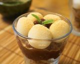 白玉あずき☆バニラアイス添え作り方3写真