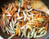 はんなり☆根菜トリオと小海老の金平作り方7写真