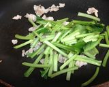 小松菜と豚肉の炒め物作り方4写真