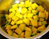 離乳食完了期♡かぼちゃのごま味噌煮作り方2写真