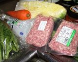 肉団子のキムチ鍋作り方1写真