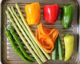 彩りグリル野菜のASIANバジルサラダ作り方5写真